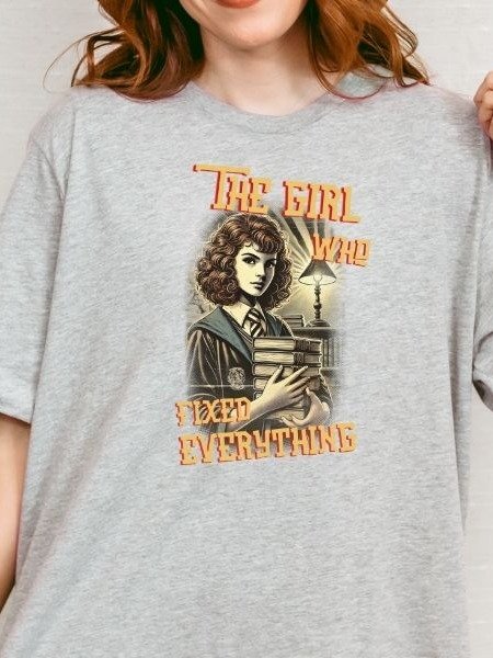 Hermione Funny Vintage Pulp Mystery Harry Potter Shirt product image (6)