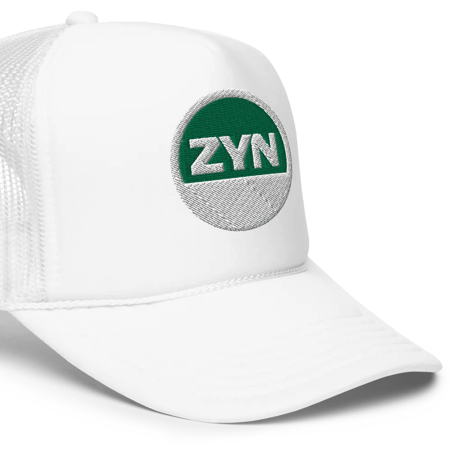 ZYN 3D Embroidered Trucker Snapback product image (10)