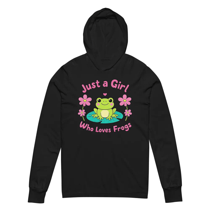 Frog Lover's Cozy Hoodie Tee Bella+Canvas (Adult Unisex) product image (2)
