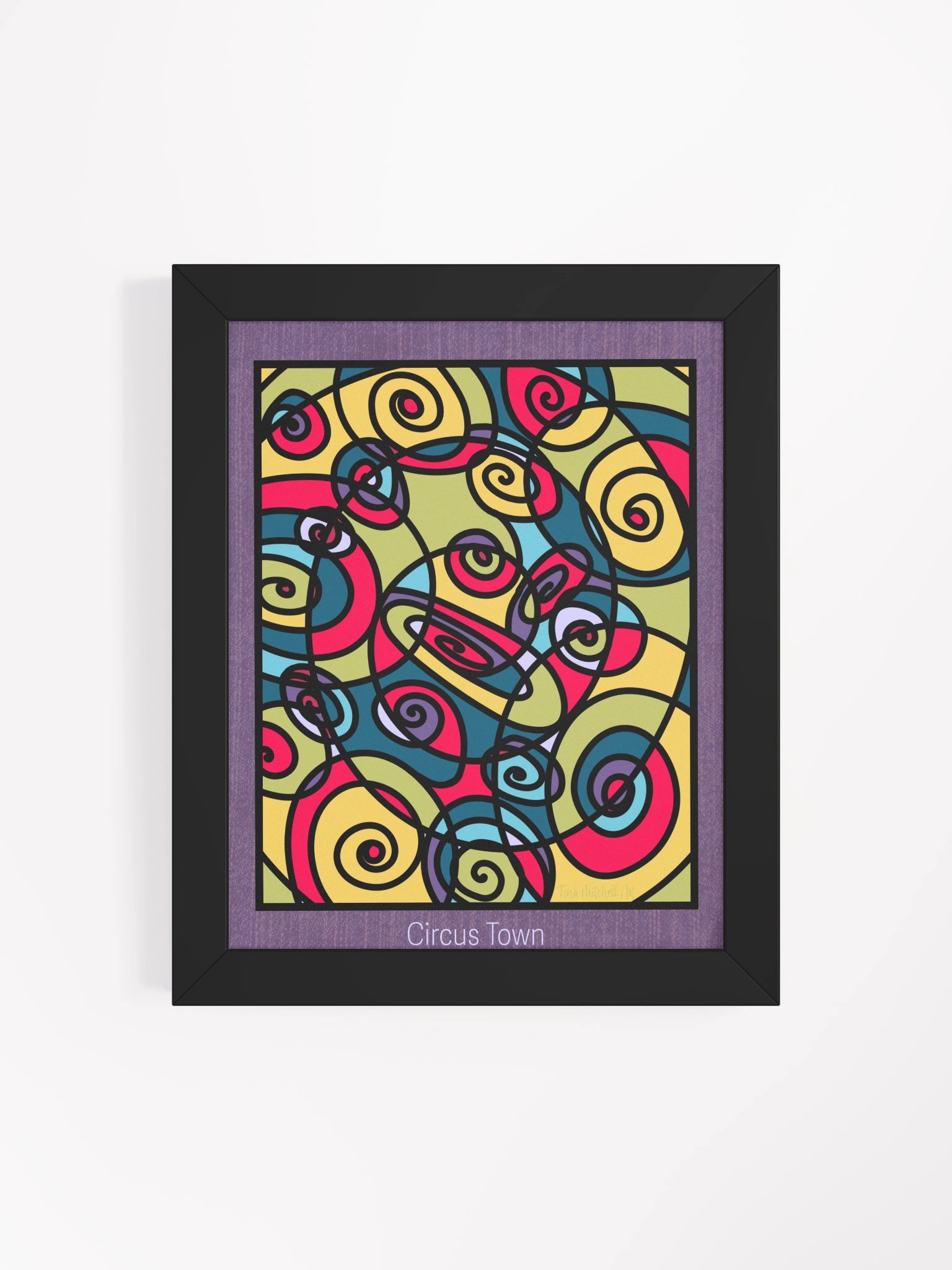Modern Circus Town Pop Art - Framed Poster product image (4)