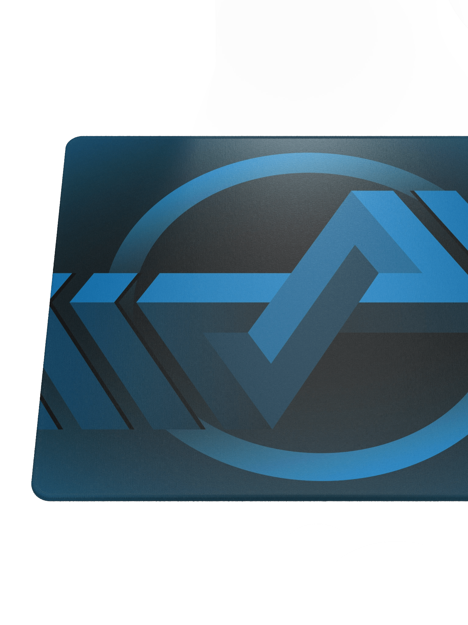 Blue Logo Design on Black Mousepad (18"x16" or 36"x18") product image (4)