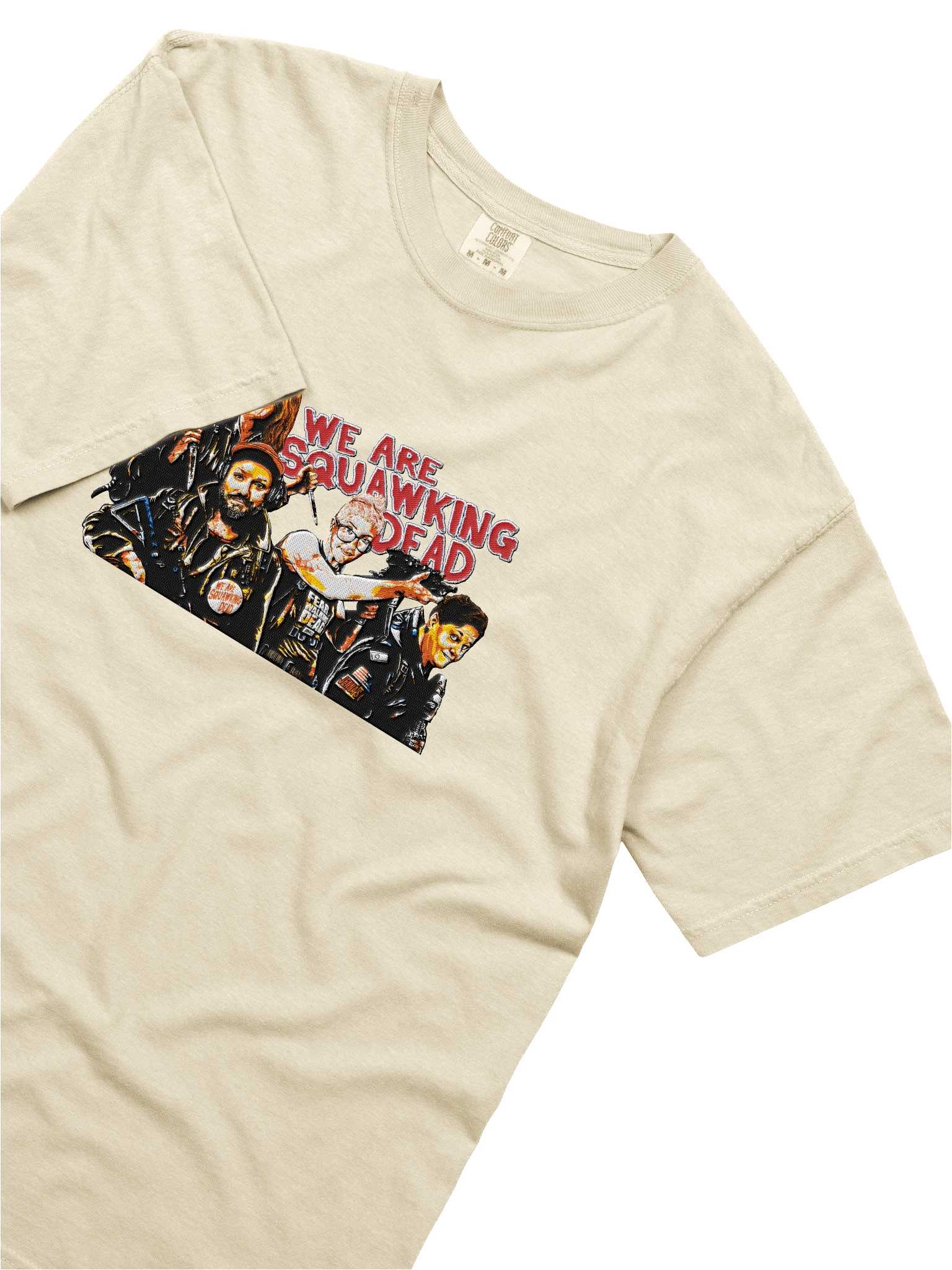 Kirk Manley Comic Book Art |Embroidered Heavyweight T-Shirt product image (3)