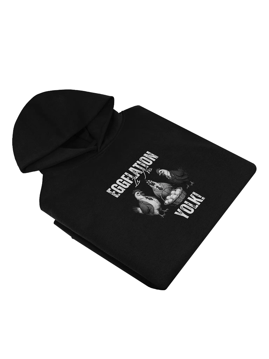 Eggflation is no Yolk! - Humorous Easter Black Hoodie product image (4)