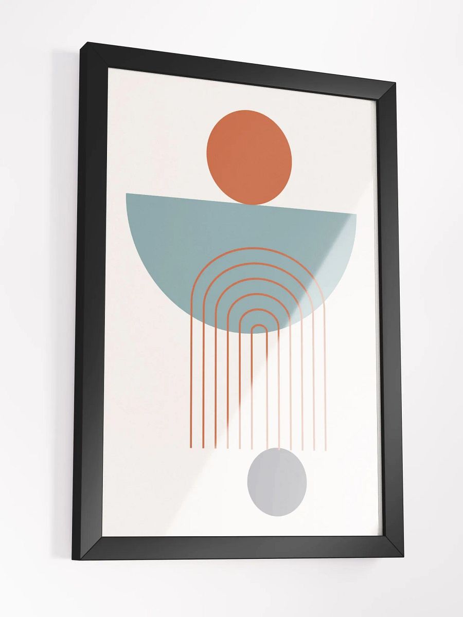 Abstract Geometry Framed Matte Poster product image (21)