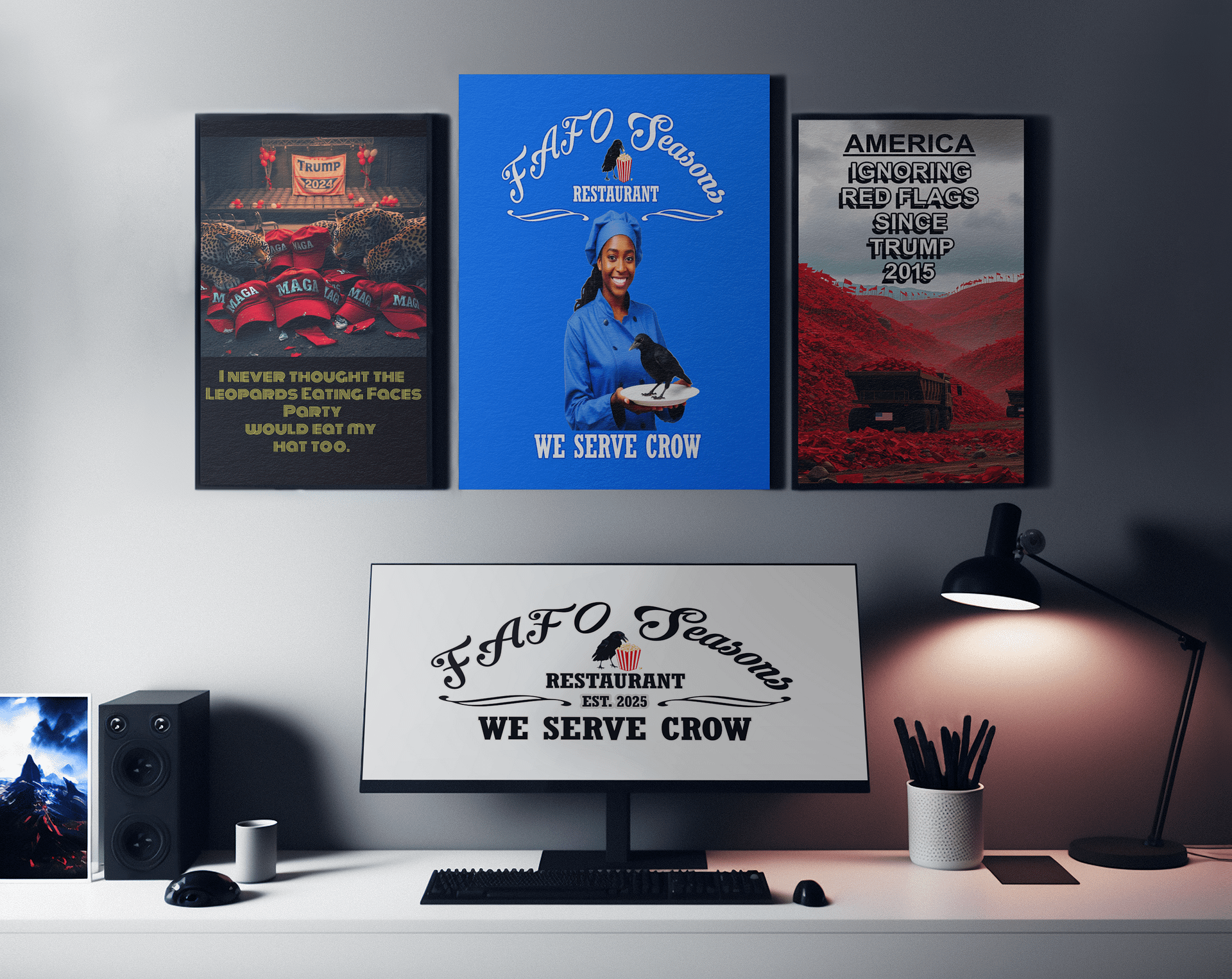 FAFO Seasons Restaurant – We Serve Crow Logo - Digital Download product image (4)