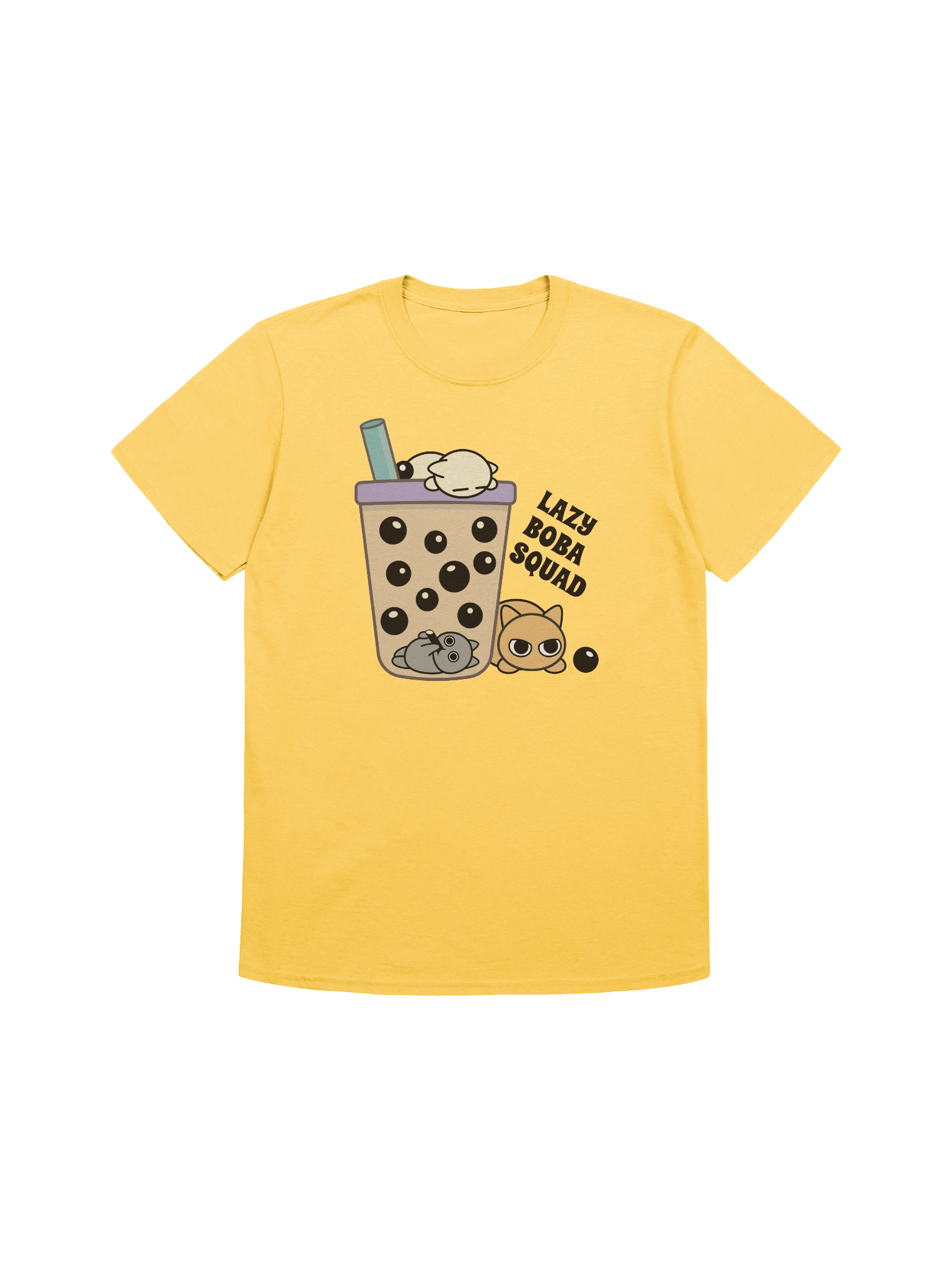 Boba Cat - Unisex Adult Super Soft Lightweight T-shirt product image (2)