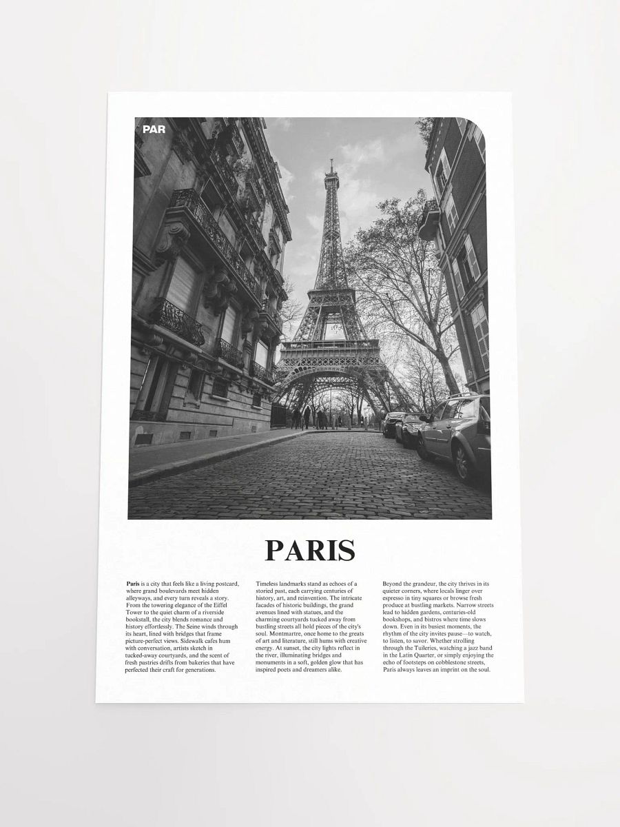 Paris 02 Newspaper Poster product image (5)