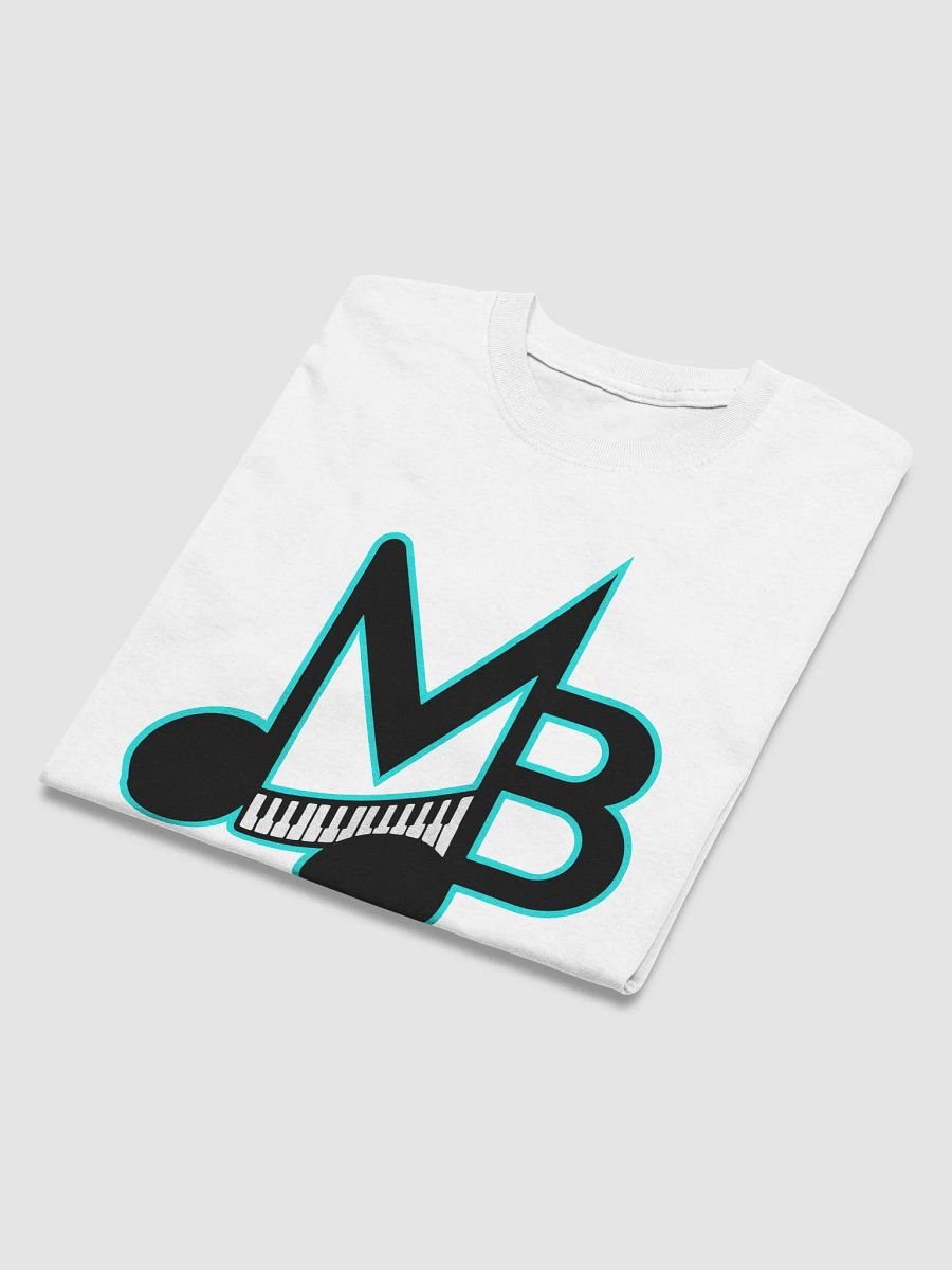 MB Black Cyan White T-Shirt product image (3)