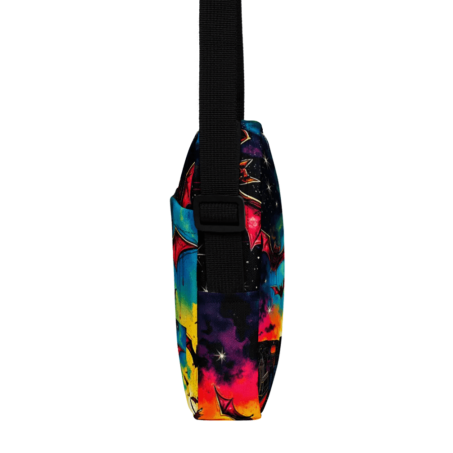 Starry Night Bats Crossbody Adventure Bag product image (2)