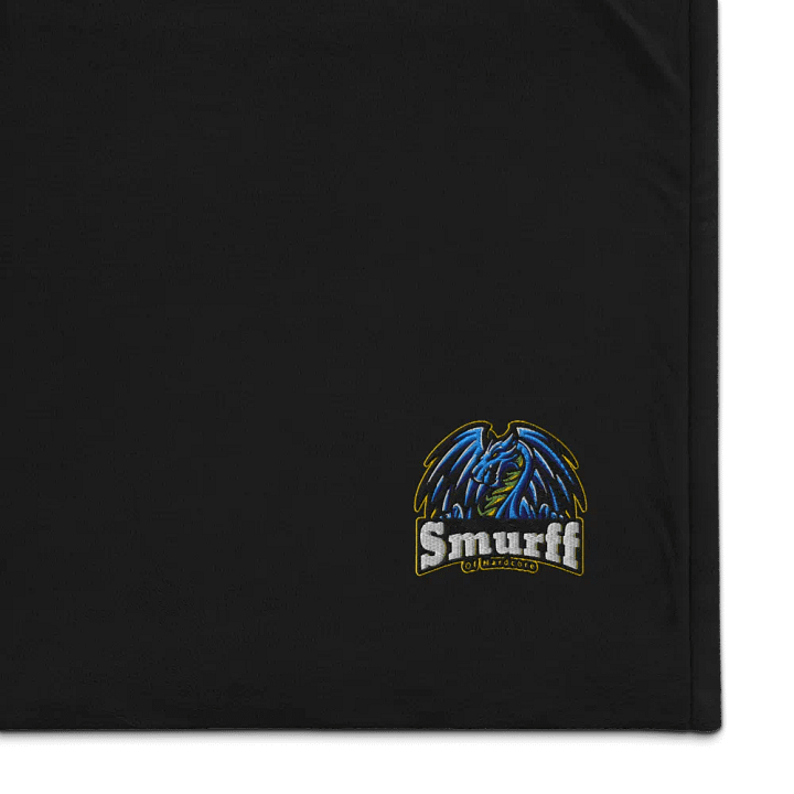 TheSmurffofHardcore Port Authority Embroidered Premium Sherpa Blanket product image (1)