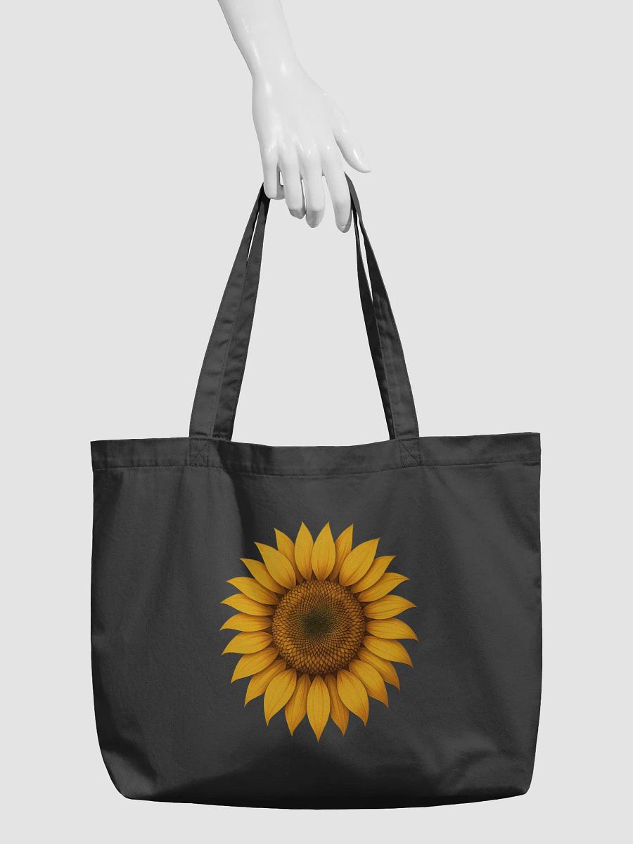 Sunflower Splendor Organic Tote Bag product image (6)
