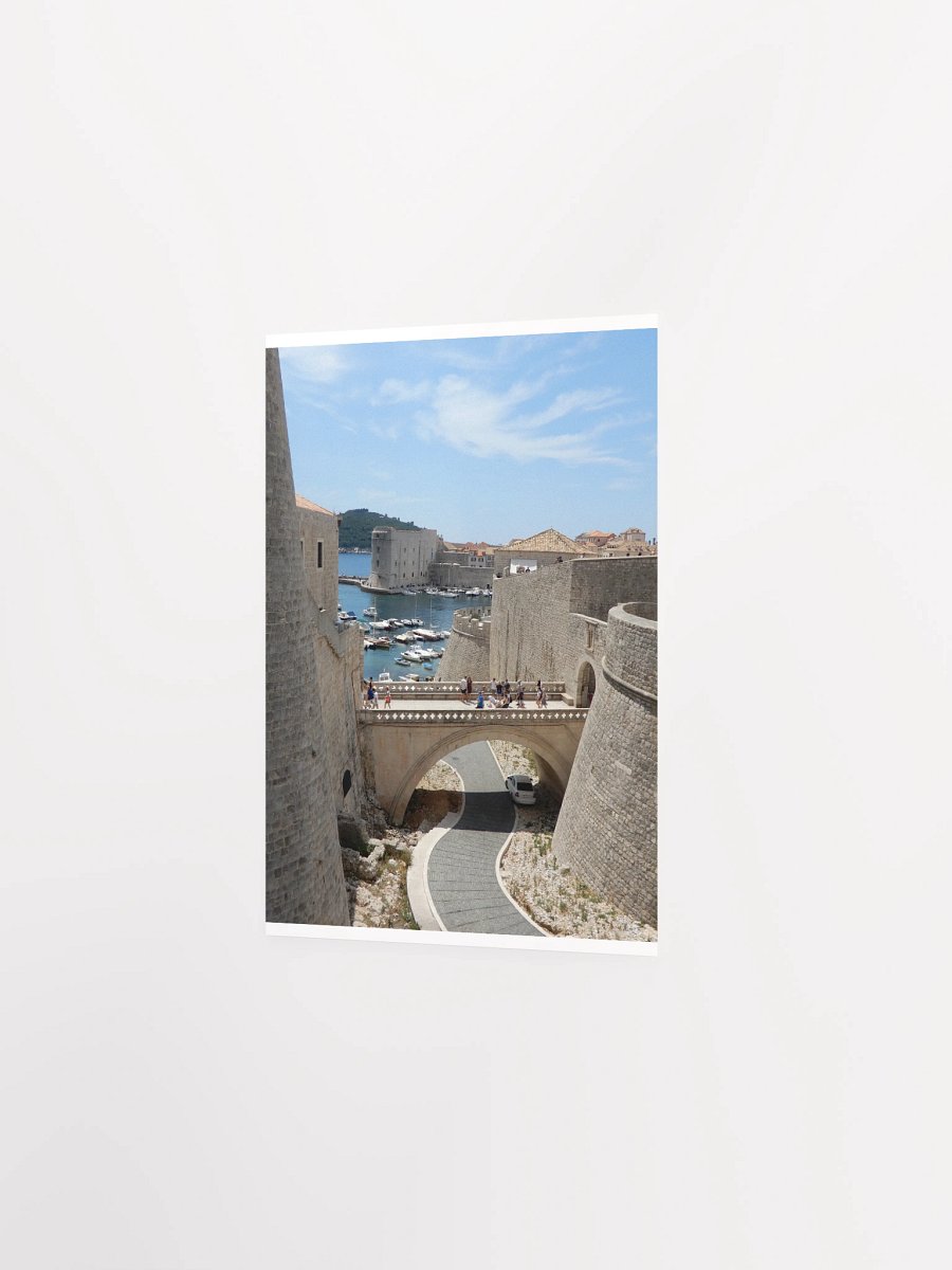 Dubrovnik - Old Town Walls, Bridge and Marina - print/poster product image (7)