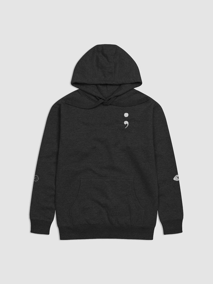 Semi Colon Hoodie | The Dark Side product image (8)