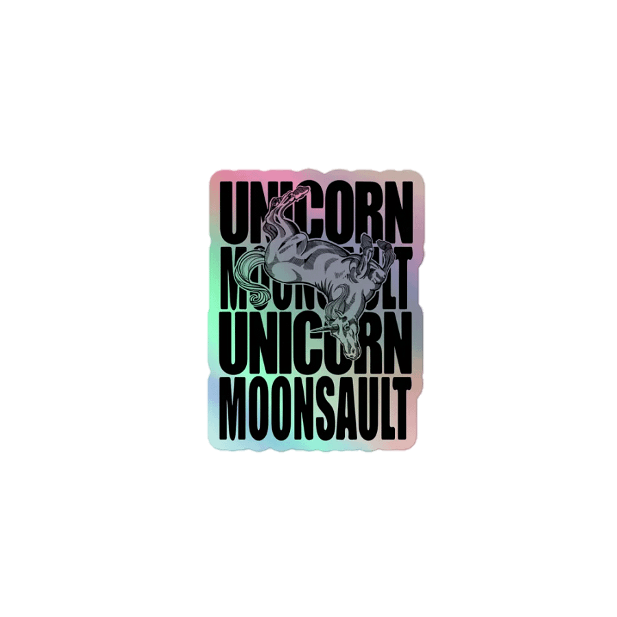 Unicornsault holo sticker 2 product image (1)