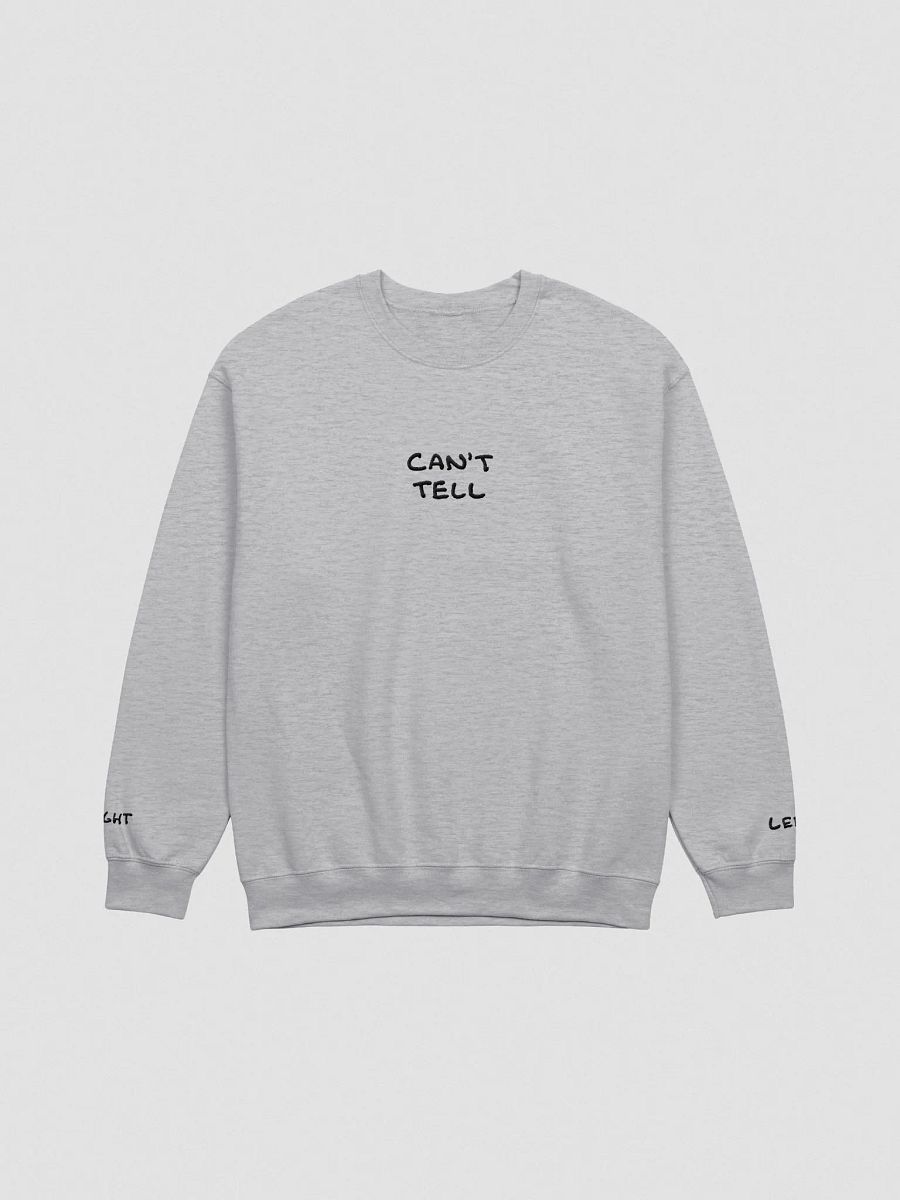 CAN'T TELL embroidered crewneck (black) product image (1)