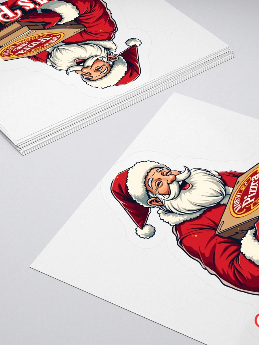 Santa's Pizza Delivery Sticker Delight product image (16)