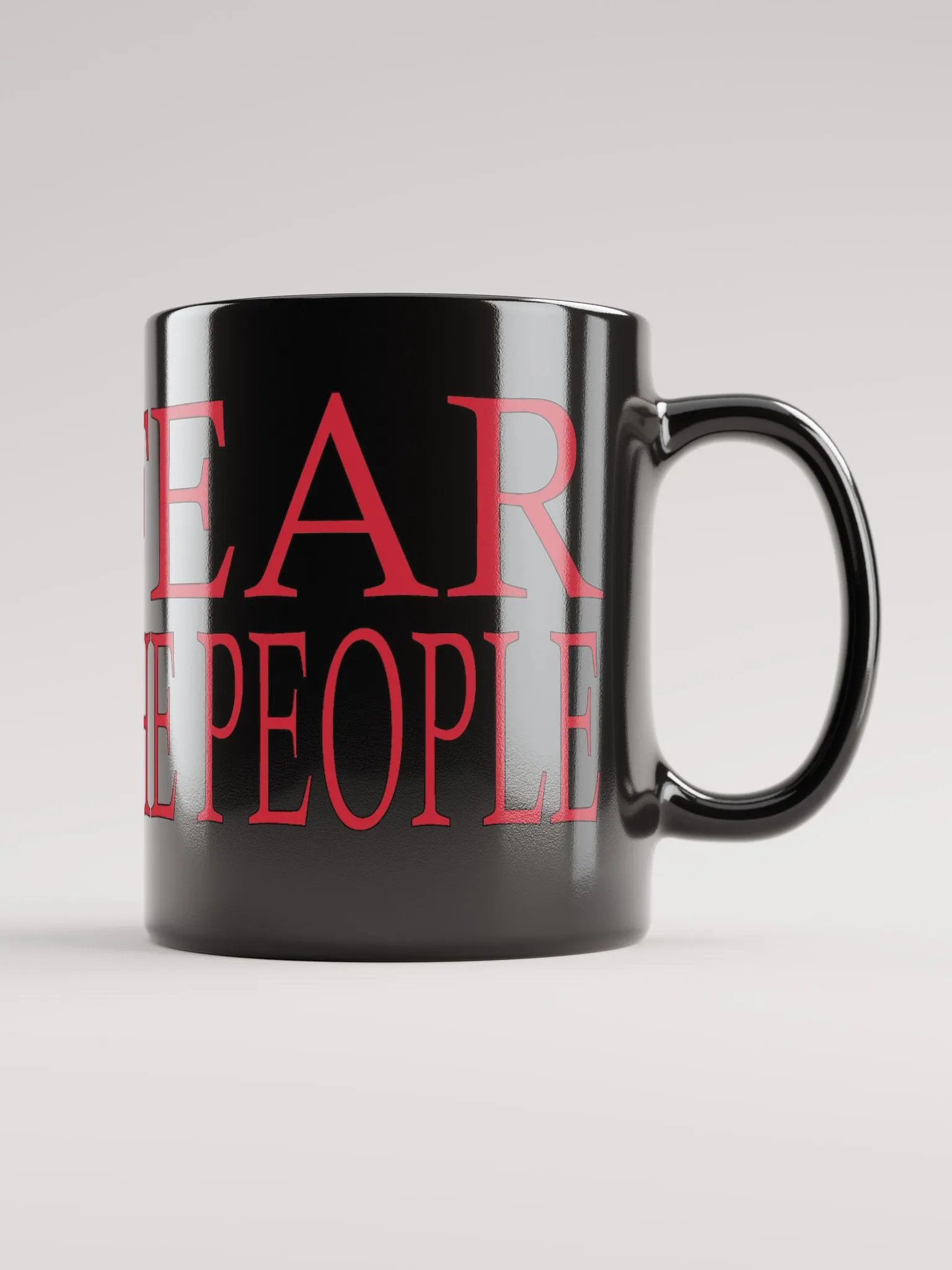 Fear The People - Black Glossy Mug product image (6)