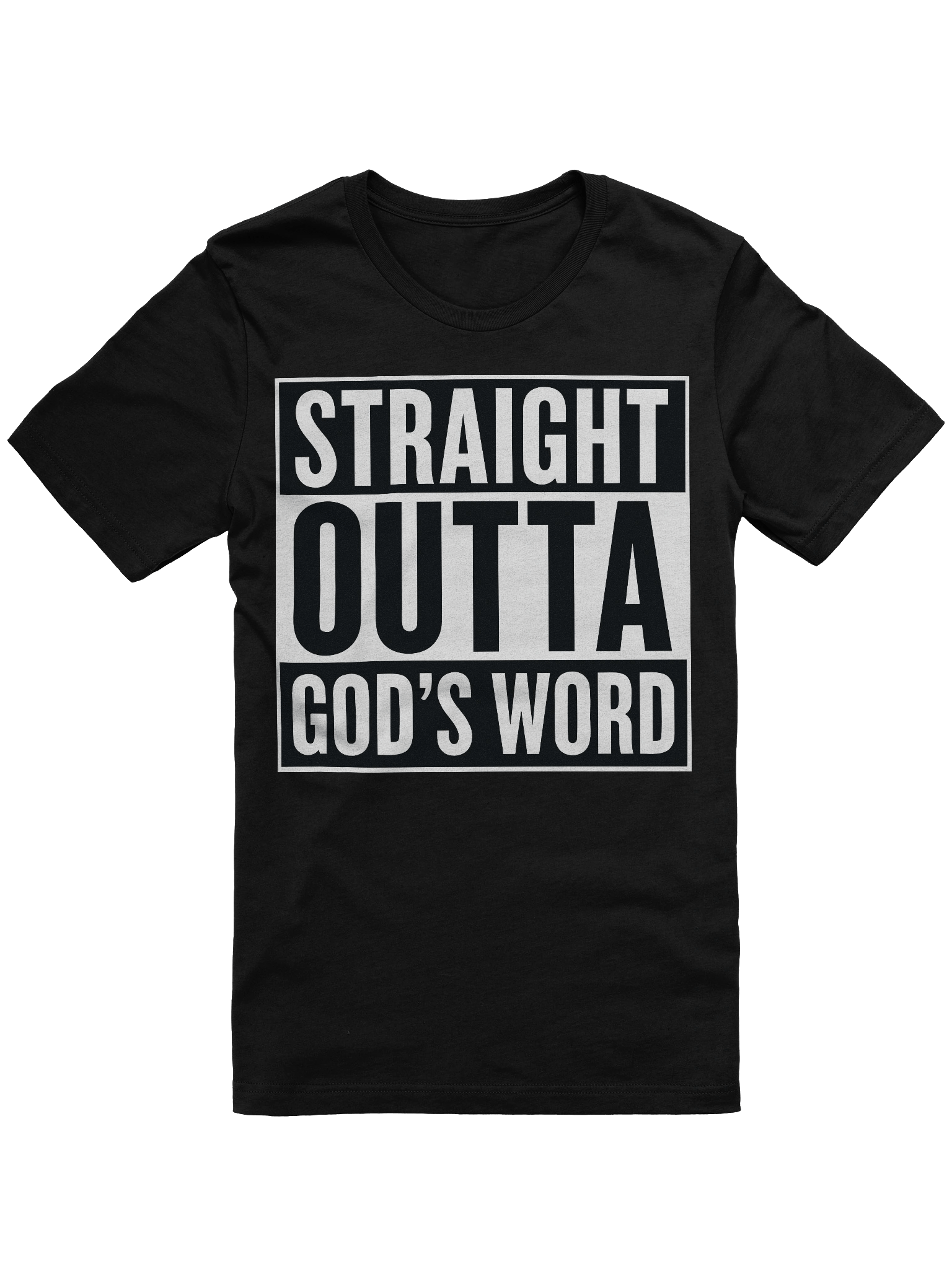 Straight Outta God's Word T-Shirt product image (1)