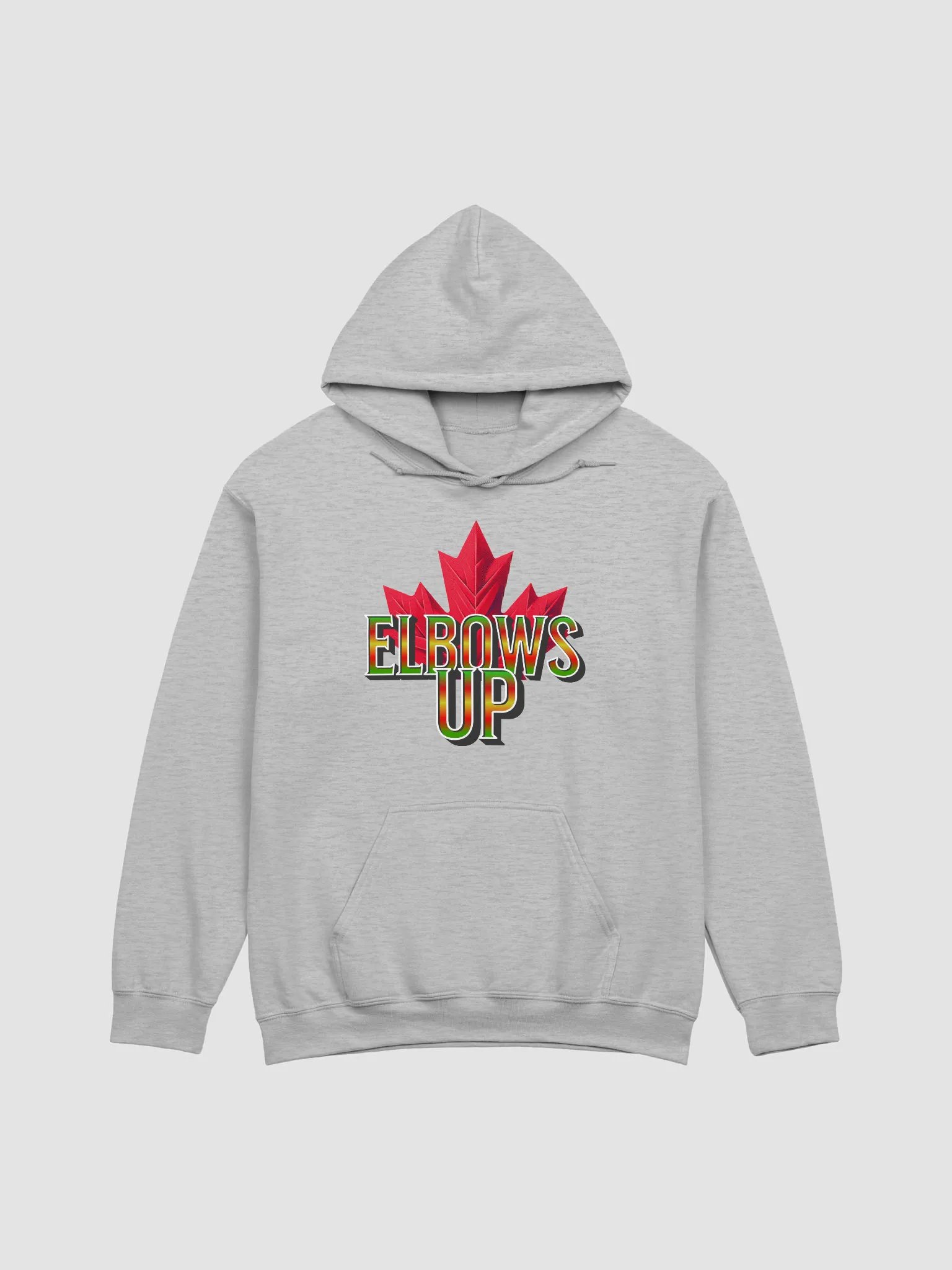 Elbows Up Maple Leaf Gradient Classic Hoodie product image (21)