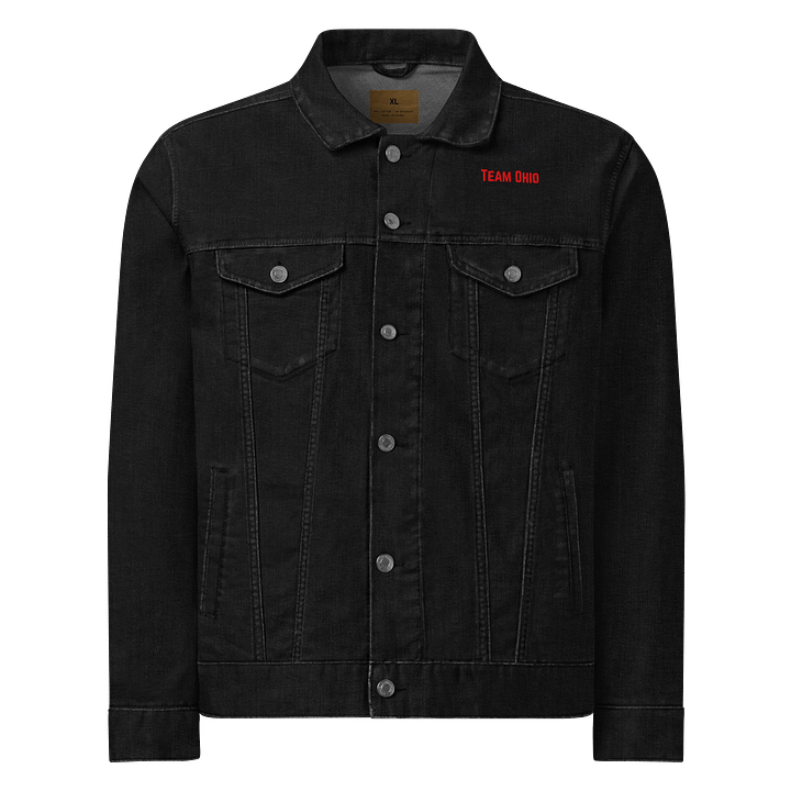 Bold Red 'TEAM OHIO' Denim Jacket product image (1)