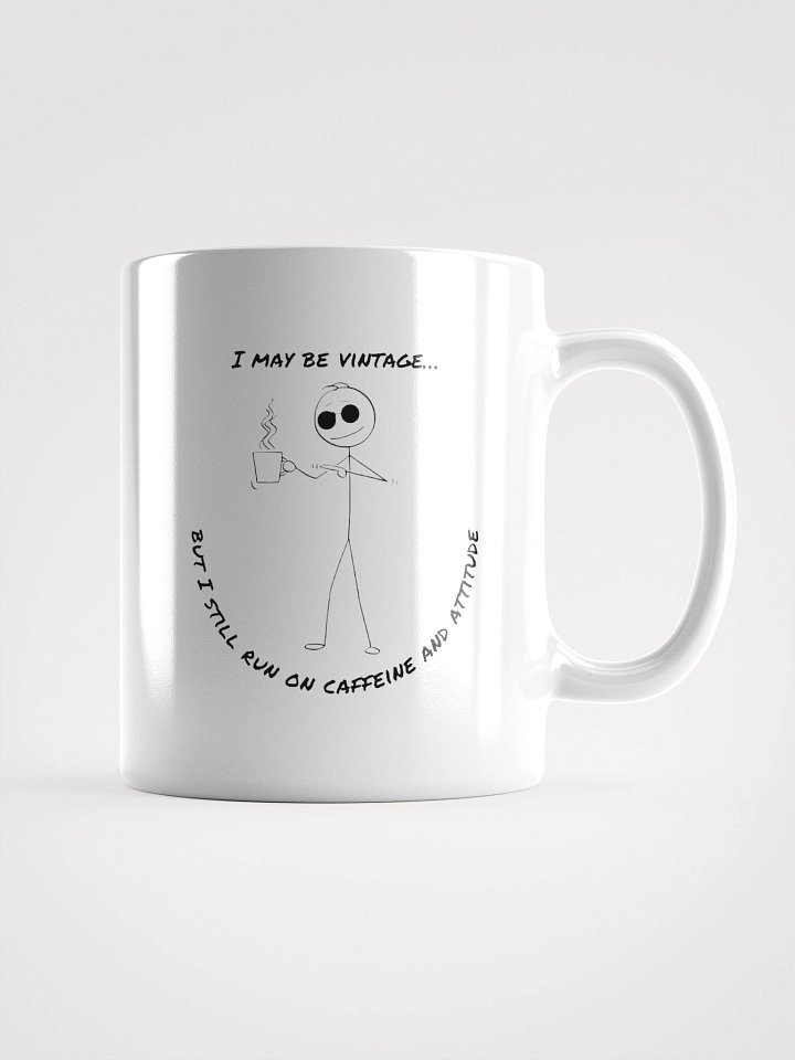 Vintage Fuel: Caffeine & Attitude Mug product image (1)