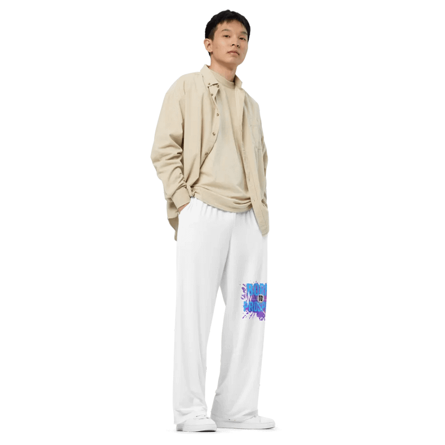 Born to Prosper Rhythm Splatter Wide-Leg Pants product image (6)