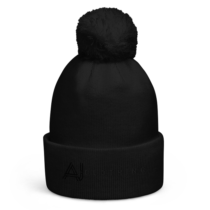 Wooley Bobble Beanie (black stitch) product image (1)