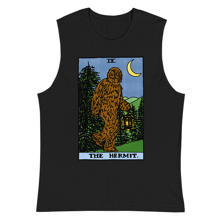 Bigfoot Hermit Tarot Card Tank product image (3)