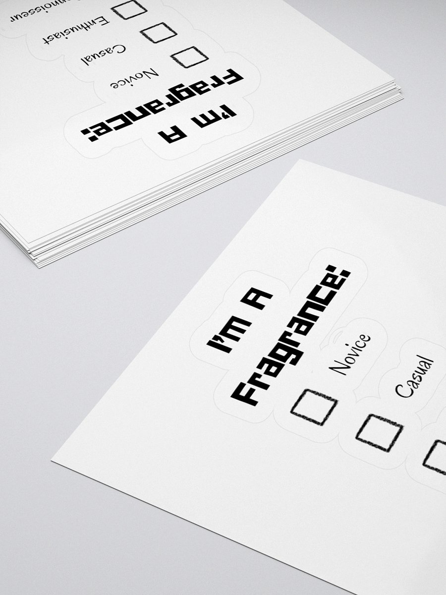 Fragrance Abuser Kiss Cut Stickers product image (12)