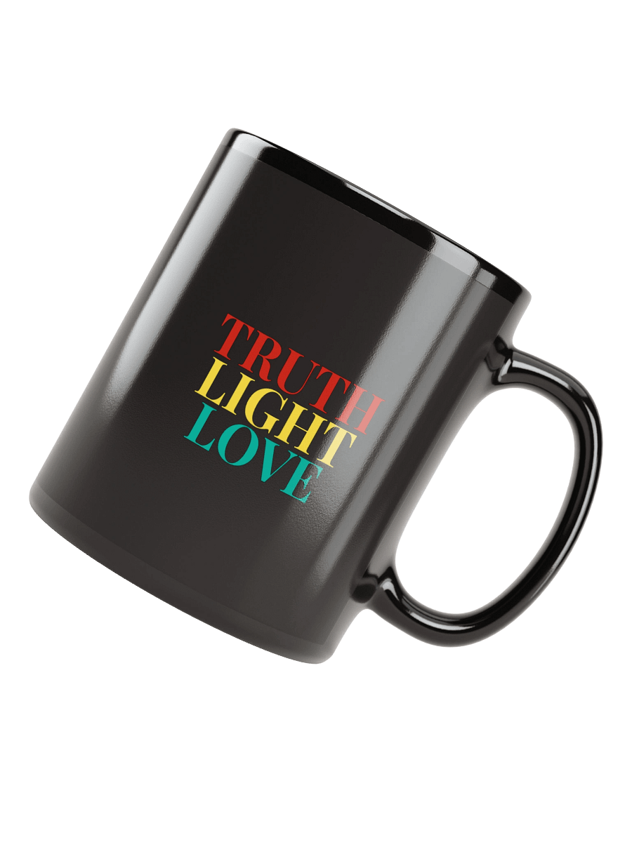 Truth Light Love - Black Mug (Style 5) product image (4)
