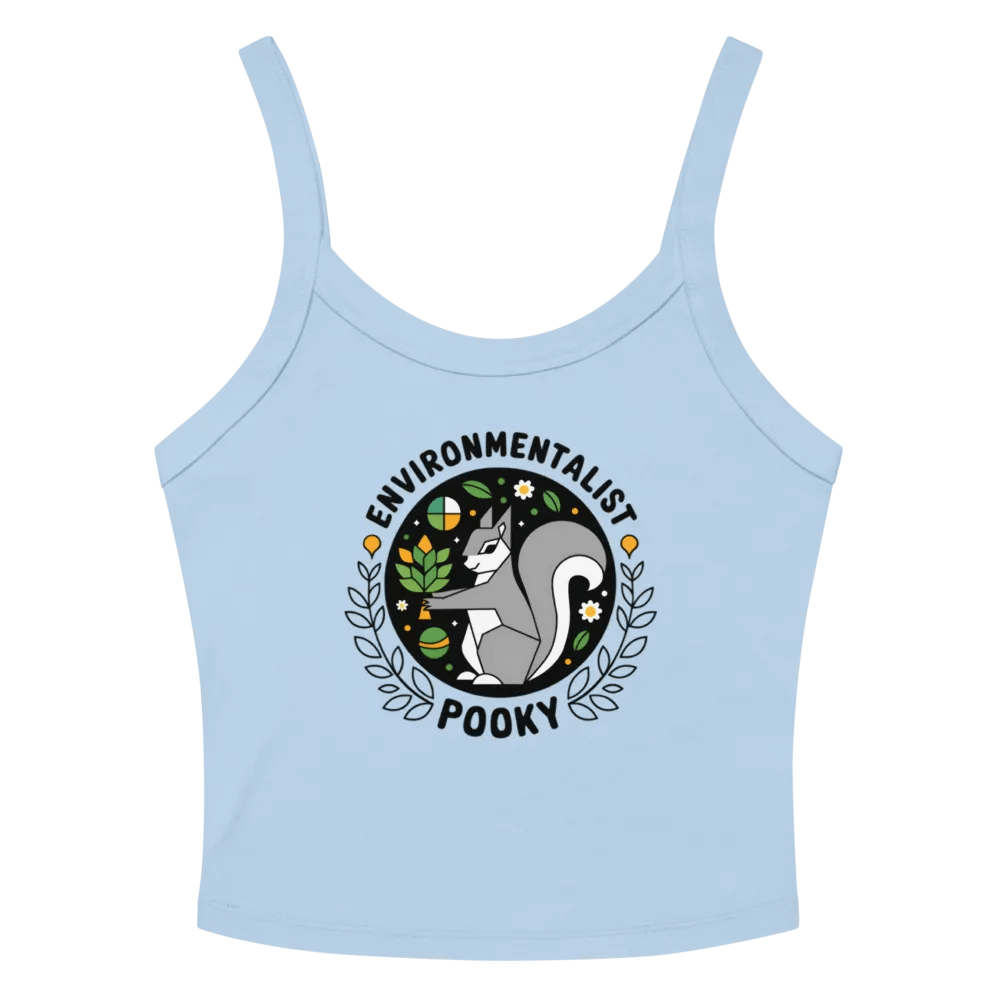 Whimsical Squirrel and Leaf Tank Top product image (2)