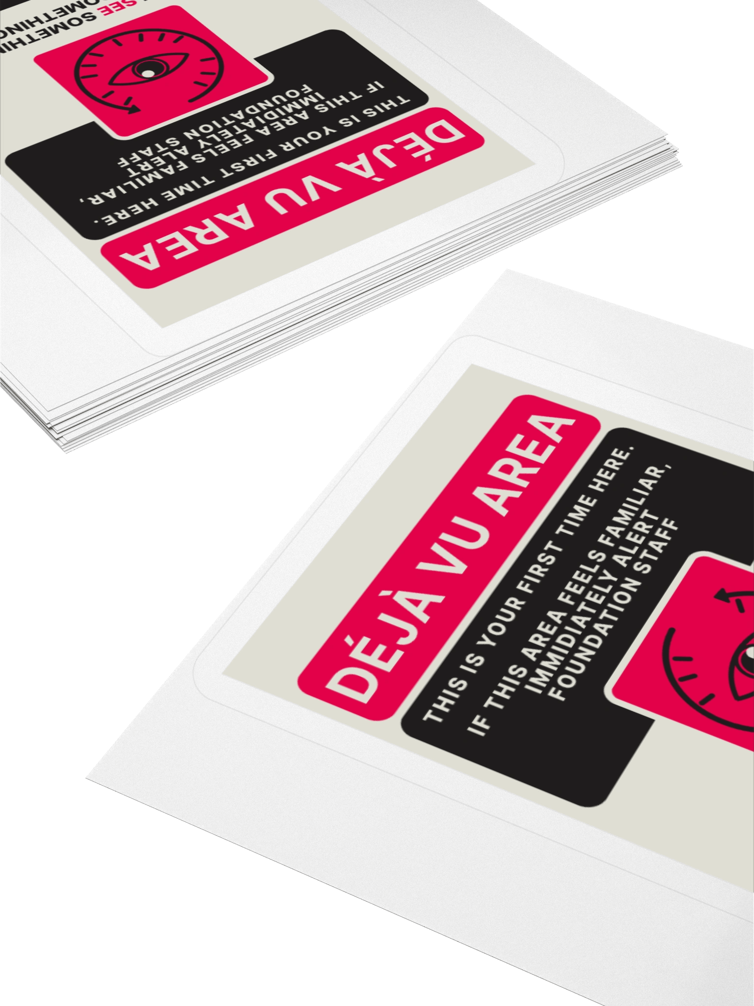 DEJA VU sticker product image (4)