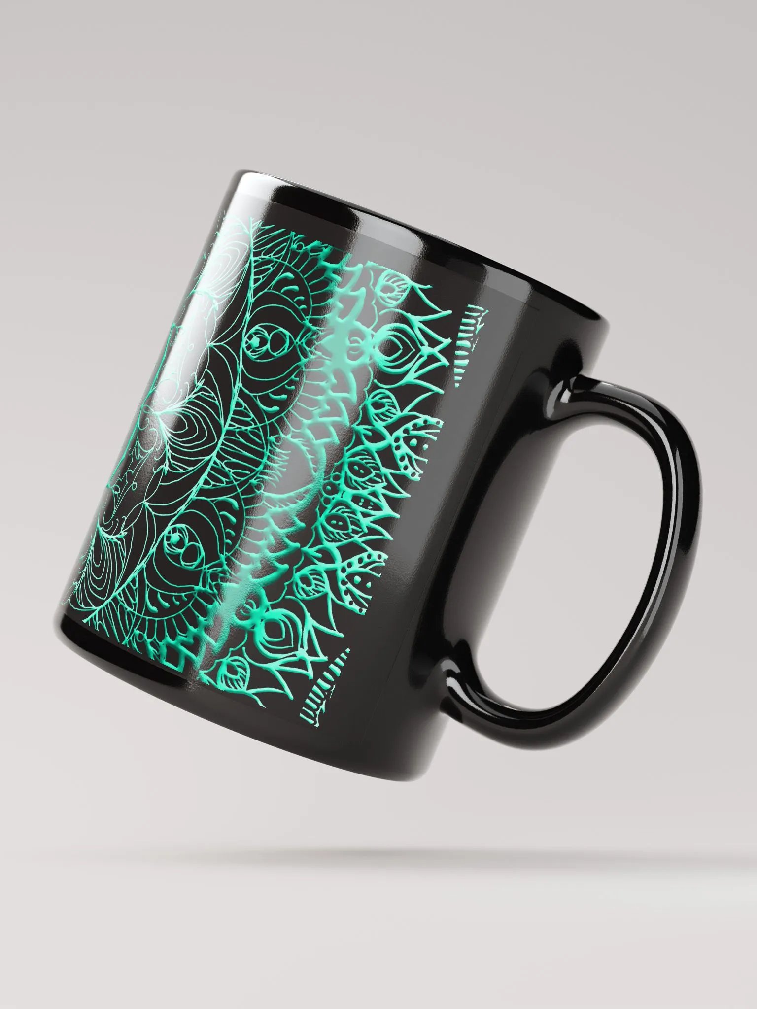 Turquoise Mandala Mug product image (3)