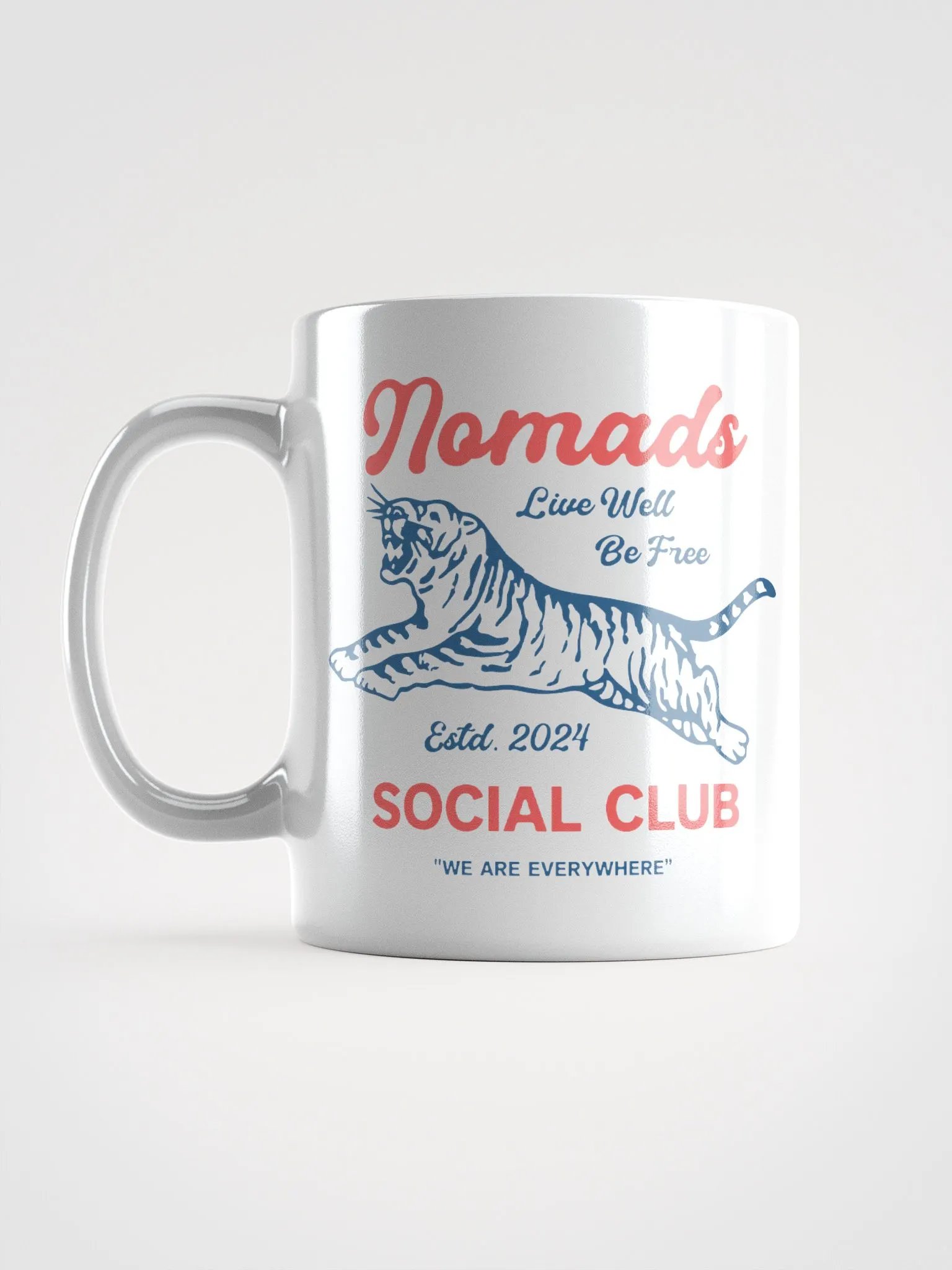 Leaping Tiger Garage Badge Mug product image (6)
