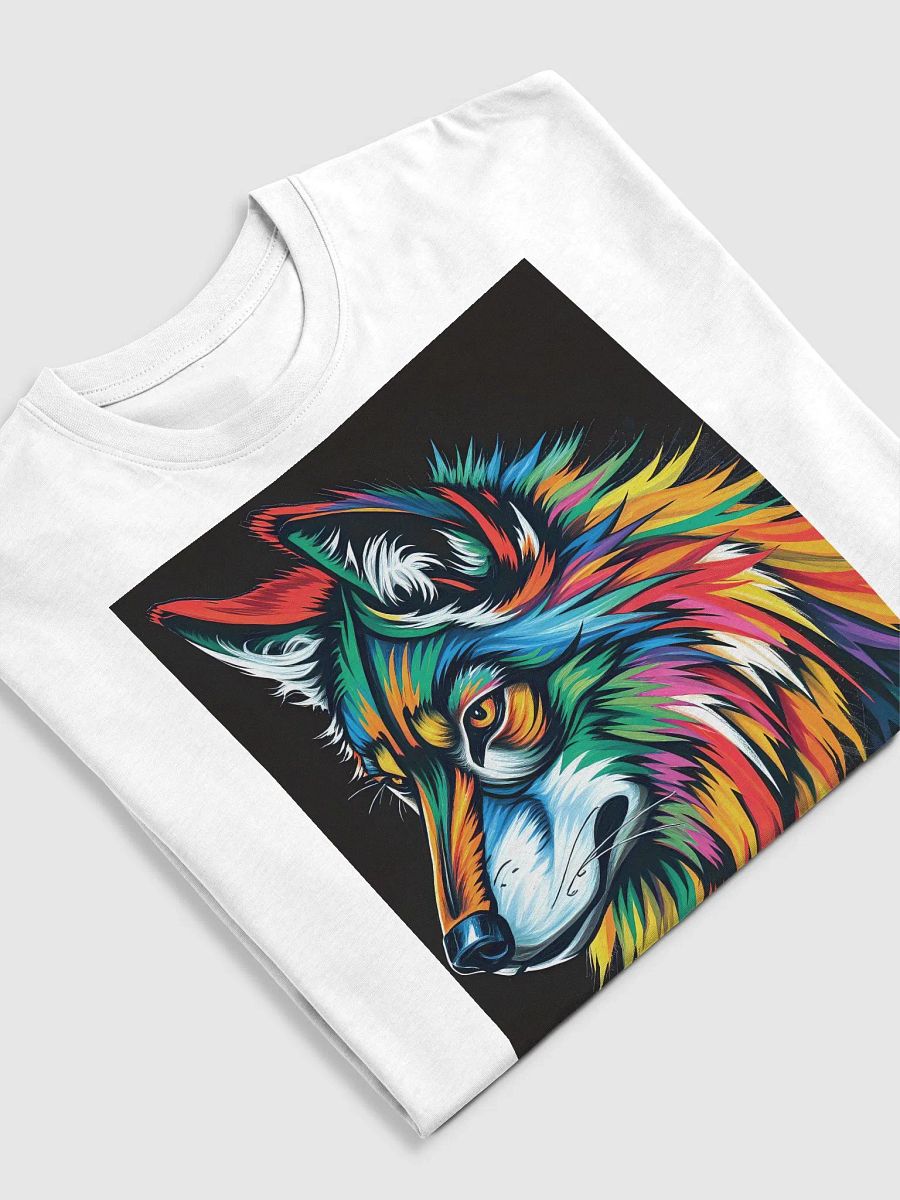 Vibrant Wolf Illustration Men's Tee product image (5)