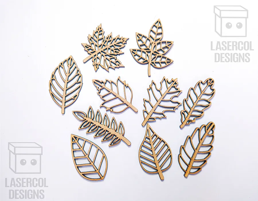 Leaves Cut Outs - Laser Cut Files product image (3)