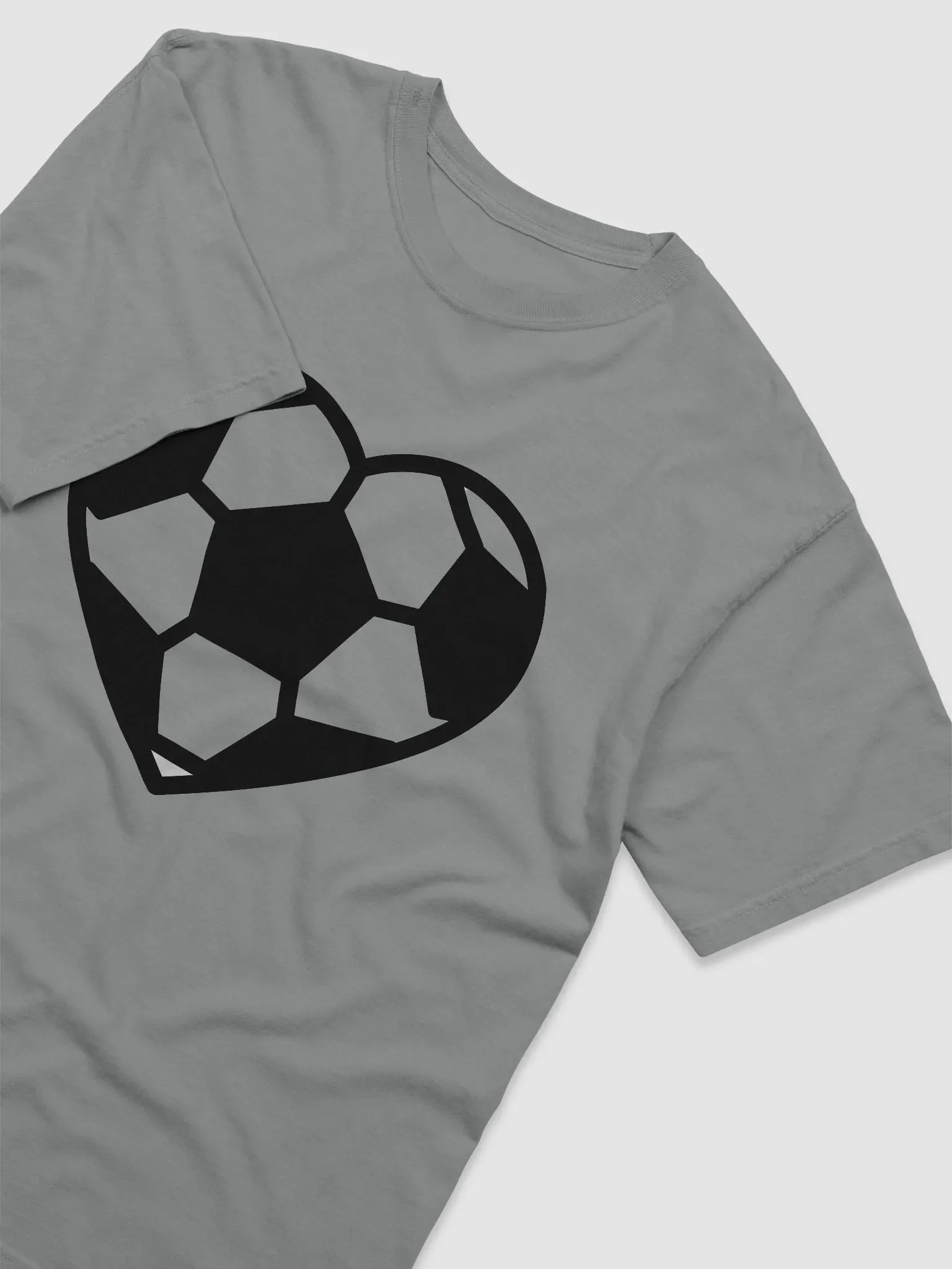 Soccer Heart Monochrome T-Shirt product image (3)