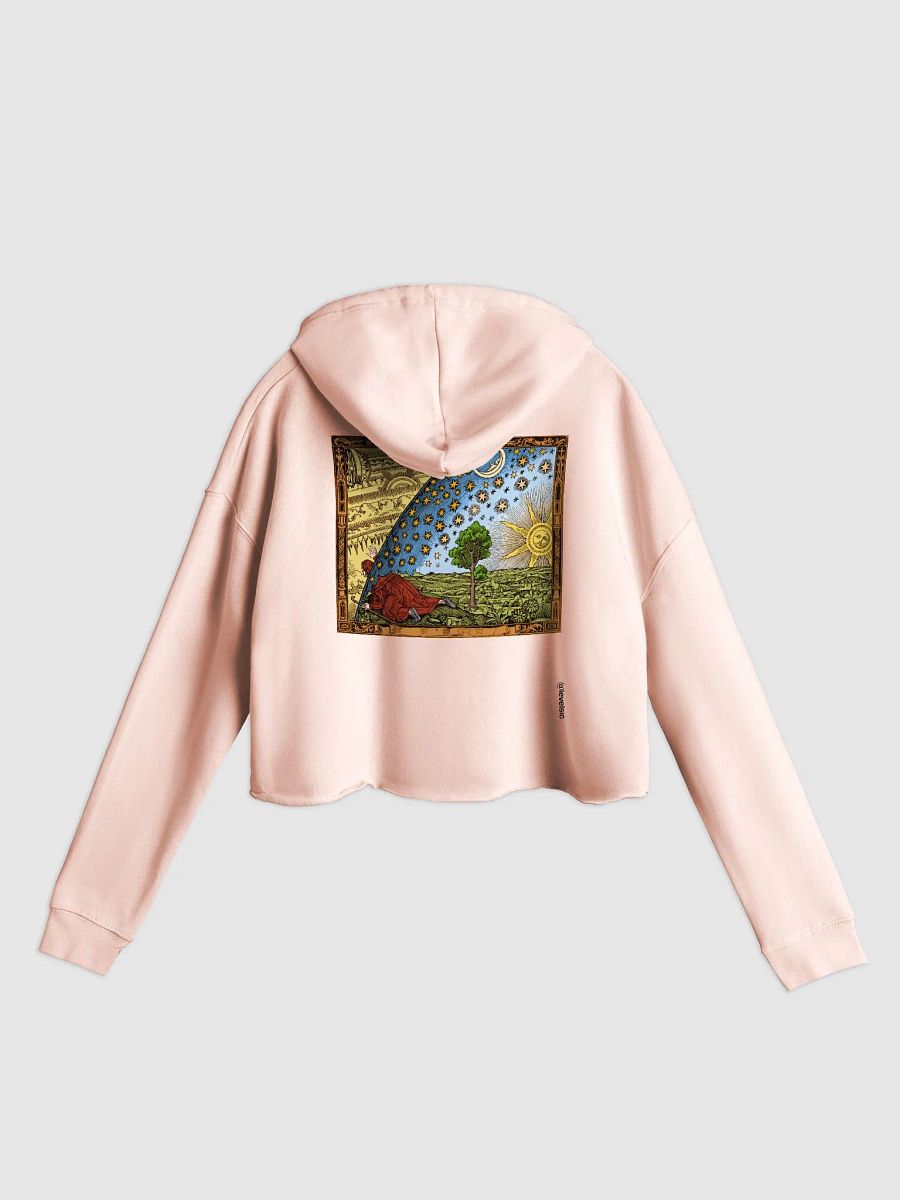 piercing through the veil cropped hoodie - 80% cotton product image (4)