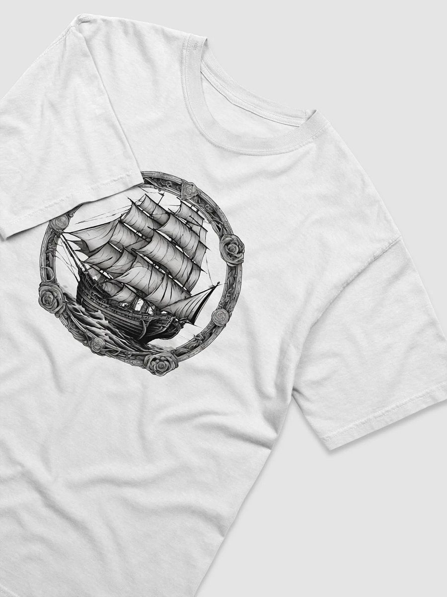 Ancient Sail Ship with Floral Frame product image (3)