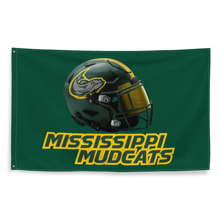 Mississippi Mudcats Team Flag product image (2)
