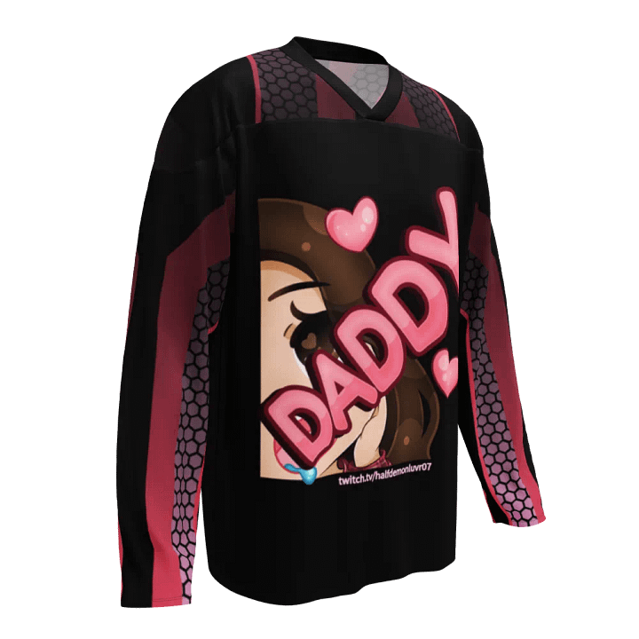 Daddy All-Over Print Recycled Hockey Fan Jersey product image (1)