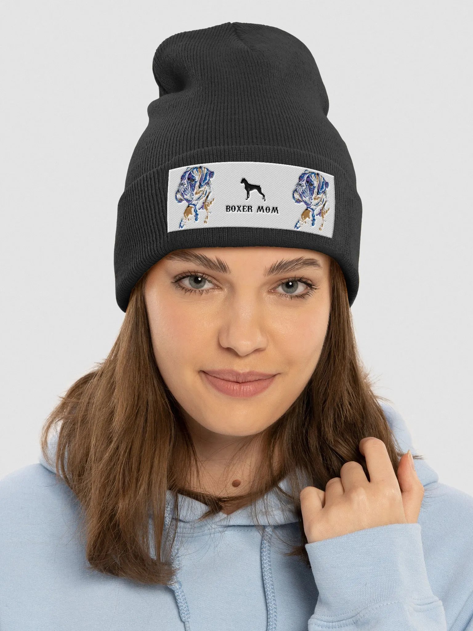 Boxer Mom Yupoong Beanie product image (19)