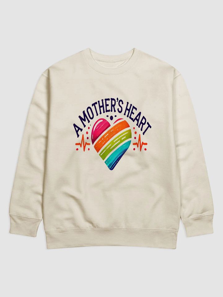 Colorful Heartfelt Mom Sweatshirt product image (3)