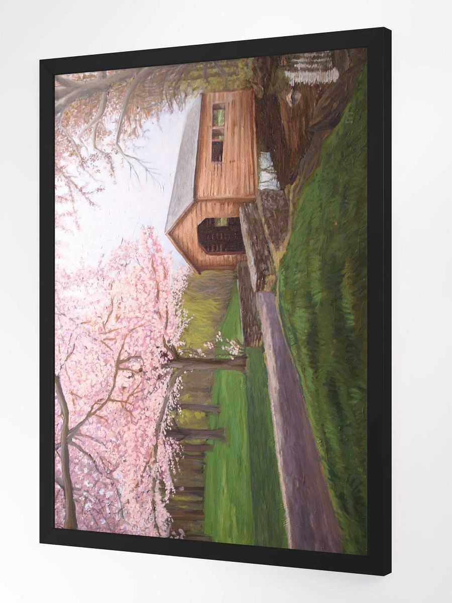 Cherry Blossom Bridge Framed Print product image (2)