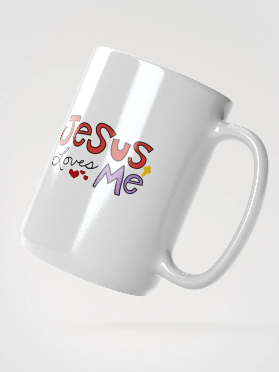 Jesus Loves Me White Ceramic Mug product image (2)