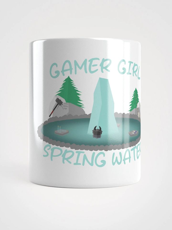 Gamer Girl Spring Water Mug (White) product image (1)