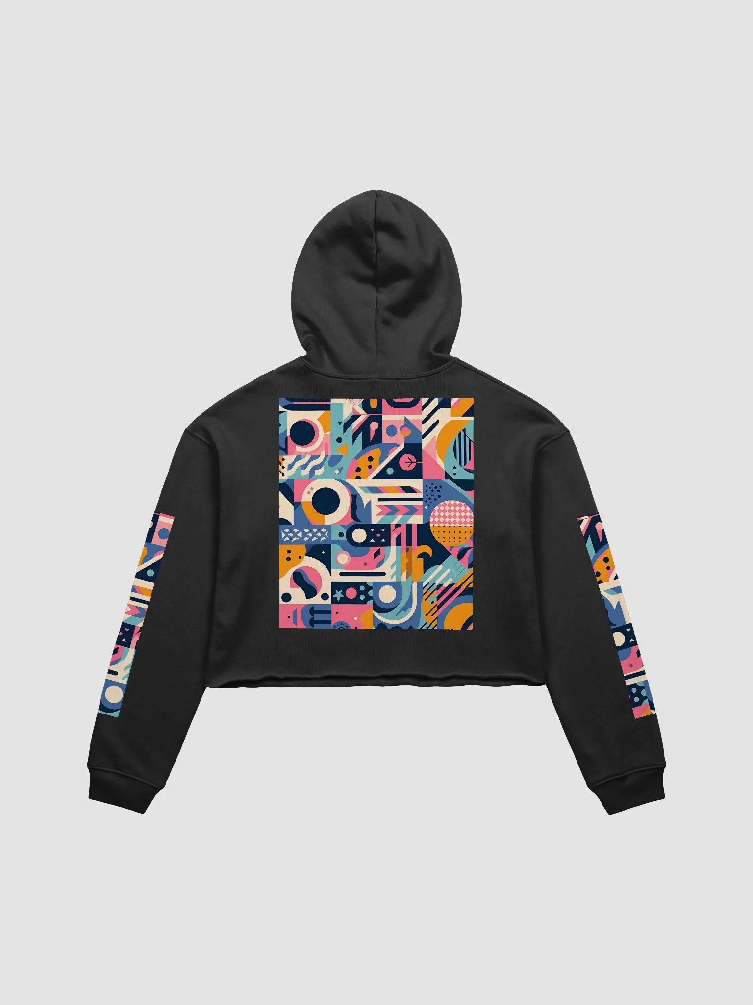Funky Fusion: Cutout Collage: Crop Hoodie product image (2)