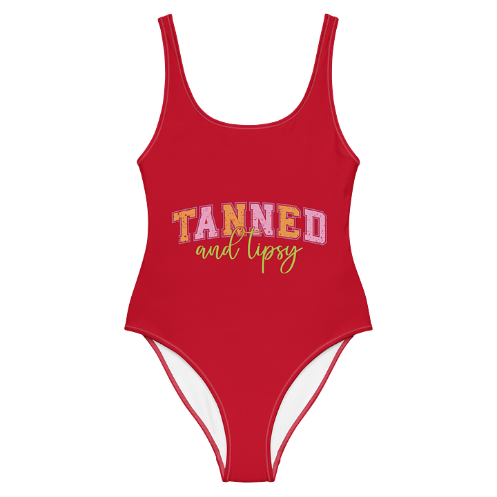 TANNED and tipsy All-Over Print Swimsuit product image (2)