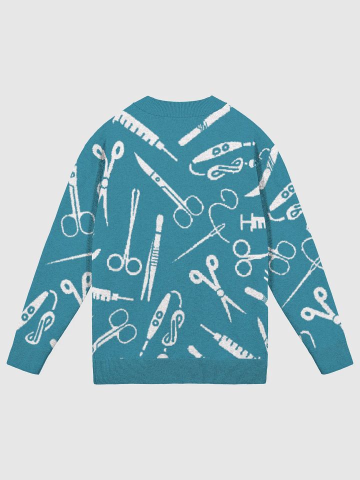 scalpel sweater (cyan) product image (2)