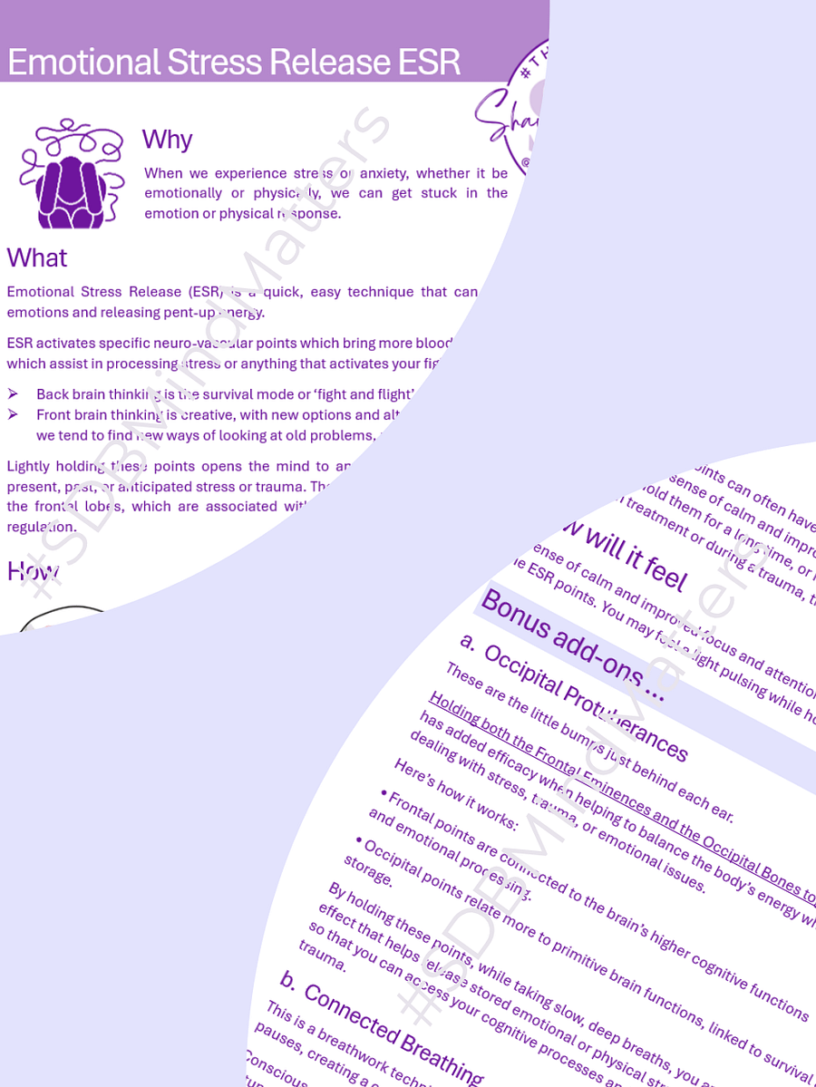 FREE Guide - Emotional Stress Release (ESR) Technique product image (2)